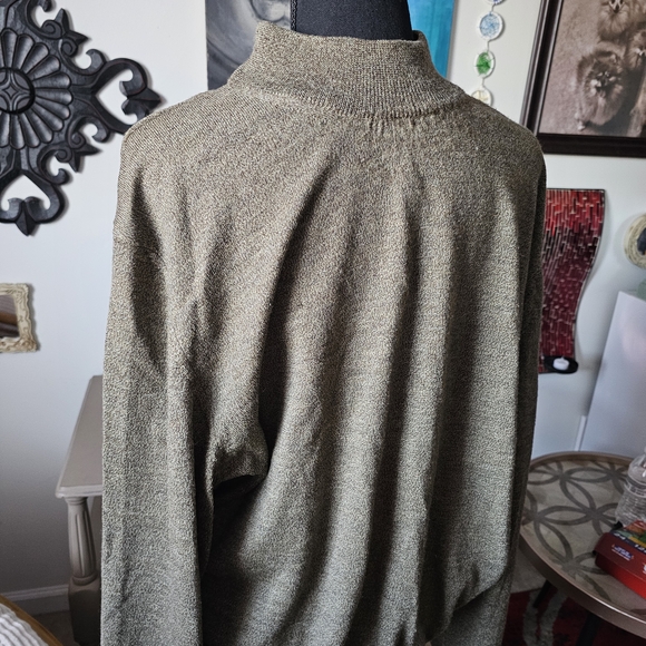 Men's Olive Sweater - Picture 2 of 5